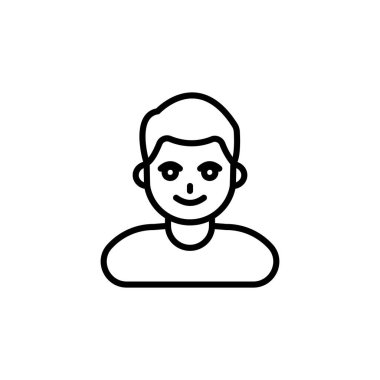 Vektör olarak erkek simgesi. Logotype