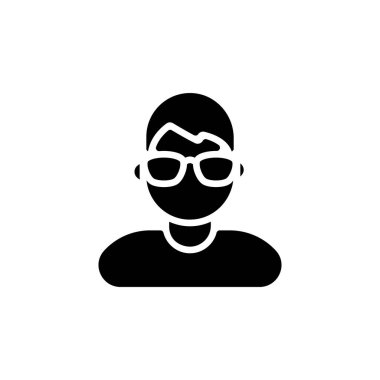 Vektör olarak kör simgesi. Logotype