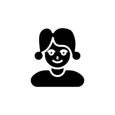 Vektör olarak sanatçı simgesi. Logotype