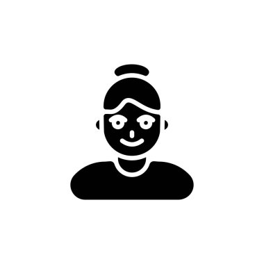 Kadın ikonu. Logotype