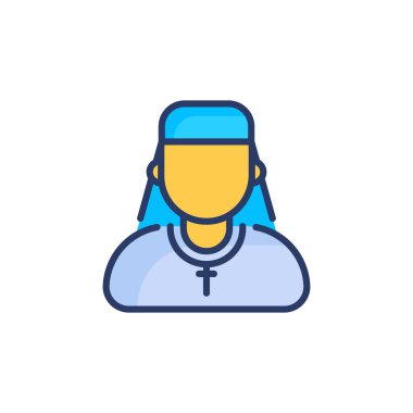 Vektör olarak Ortodoks simgesi. Logotype