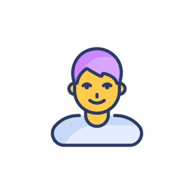 Vektör olarak erkek simgesi. Logotype