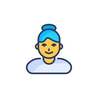 Kadın ikonu. Logotype