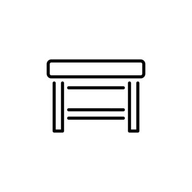 Oyun Masası simgesi vektörde. Logotype