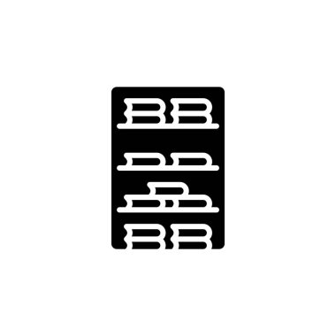 Vektör olarak kitaplık simgesi. Logotype