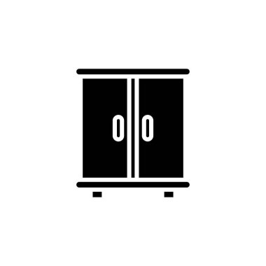 Vektör olarak dolap simgesi. Logotype