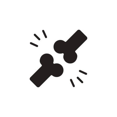 Vektör olarak ortopedik simge. Logotype