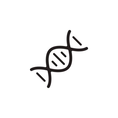 Vektör olarak DNA simgesi. Logotype