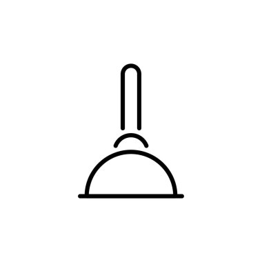 Pompalama simgesi vektörde. Logotype