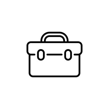 Araç kutusu simgesi vektörde. Logotype
