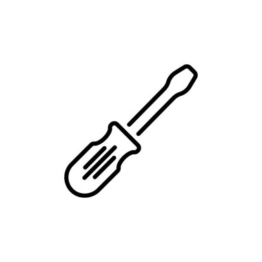 Vektör olarak tornavida simgesi. Logotype