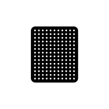 Vektör olarak zımpara kağıdı simgesi. Logotype