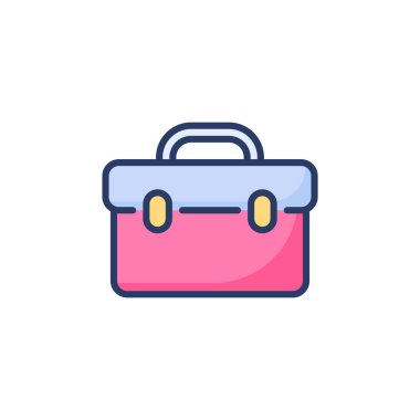 Araç kutusu simgesi vektörde. Logotype