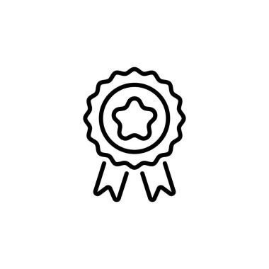 Rozet Simgesi 'ni vektör olarak say. Logotype