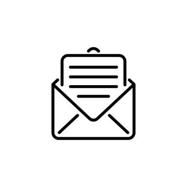 Vektör olarak e- posta simgesi. Logotype