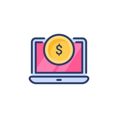 Para simgesini vektör olarak yap. Logotype