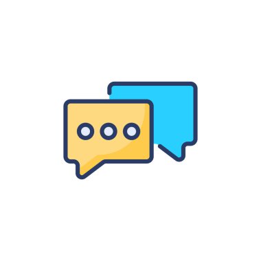 İleti simgesi vektörde. Logotype