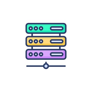 Servis simgesi vektör olarak sunuluyor. Logotype