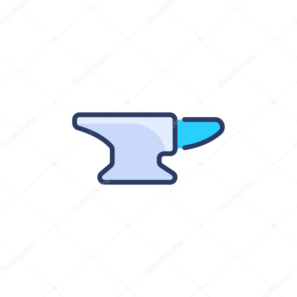 Anvil icon in vector. Logotype