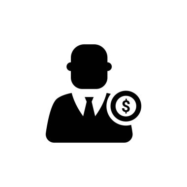 Personel Maliyeti simgesi vektör cinsinden. Logotype