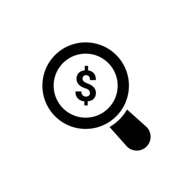 Vektör olarak arama simgesi. Logotype