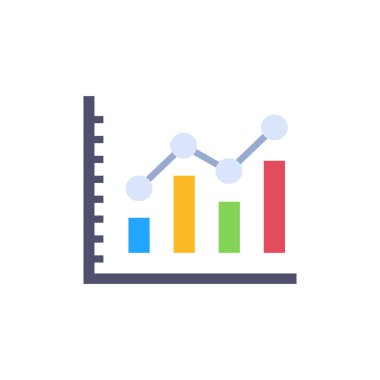 Grafik simgesi vektörde. Logotype