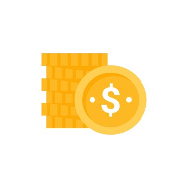 Sikke simgesi vektörde. Logotype