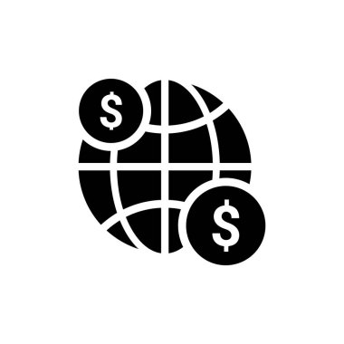 Küresel Aktarım simgesi vektörde. Logotype