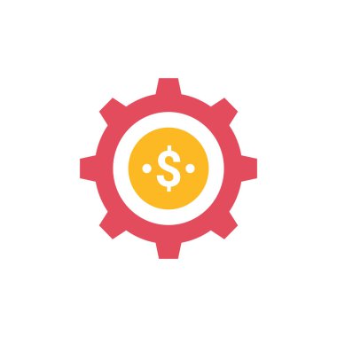 Mali Hizmetler ikonu. Logotype