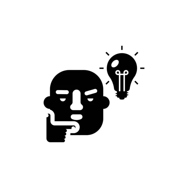 Kreativitet Ikonen Vektor Logotyp — Stock vektor