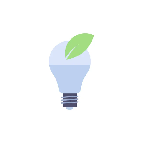 Icona Energia Verde Nel Vettore Logotipo — Vettoriale Stock