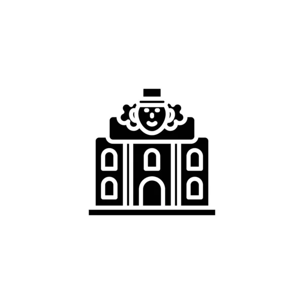 Fun House Symbol Vektor Logotyp — Stockvektor