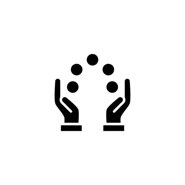 Jonglerikon Vektor Logotyp — Stock vektor