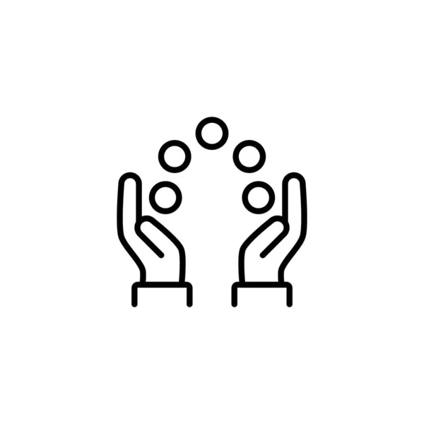 Hokkabazlık Simgesi Logotype — Stok Vektör