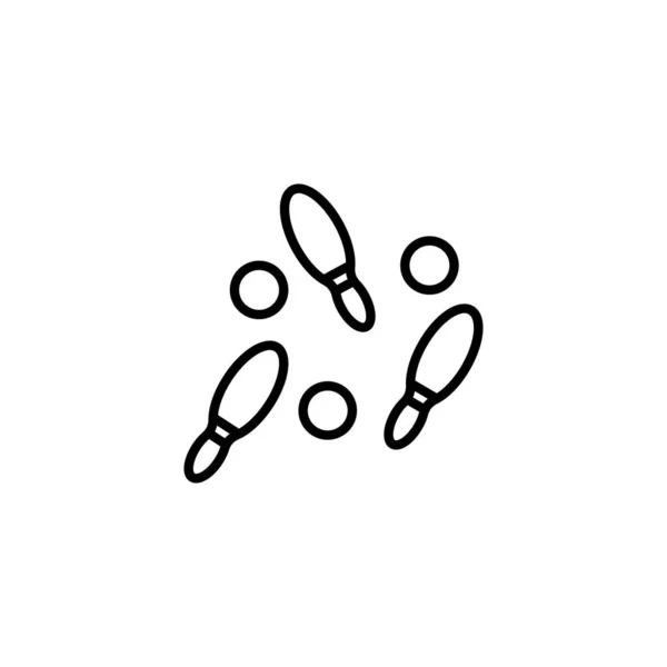 ベクトル内のジャグリングアイコン ロゴタイプ — ストックベクタ