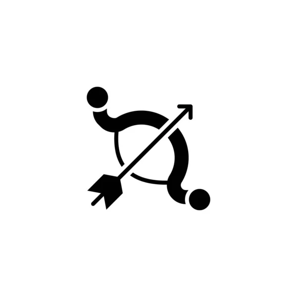 Icône Arc Vecteur Logotype — Image vectorielle