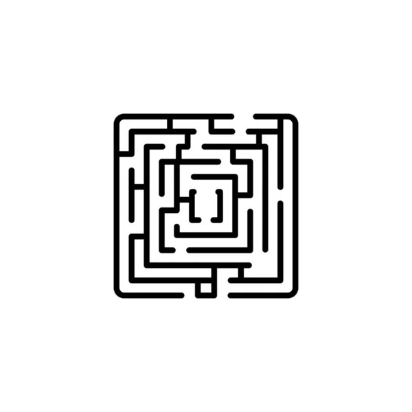 Εικόνα Λαβύρινθου Διάνυσμα Λογότυπο — Διανυσματικό Αρχείο