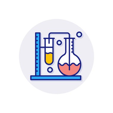 Vektörde kimya simgesi. Logotype