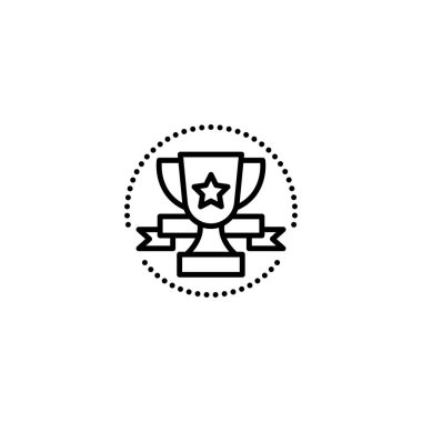Ödül ikonu vektör olarak. Logotype