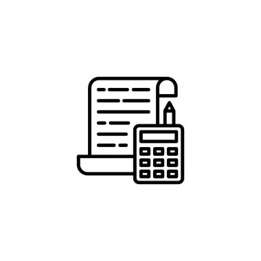 Vektör içinde hesap simgesi. Logotype