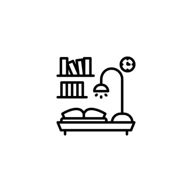 Vektör olarak Çalışma Yeri simgesi. Logotype