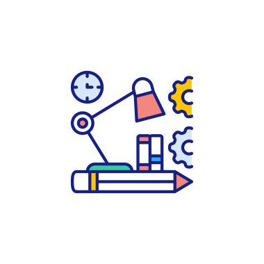 Vektör simgesini incele. Logotype