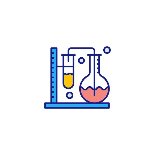 Значок Хімії Векторі Логотип — стоковий вектор