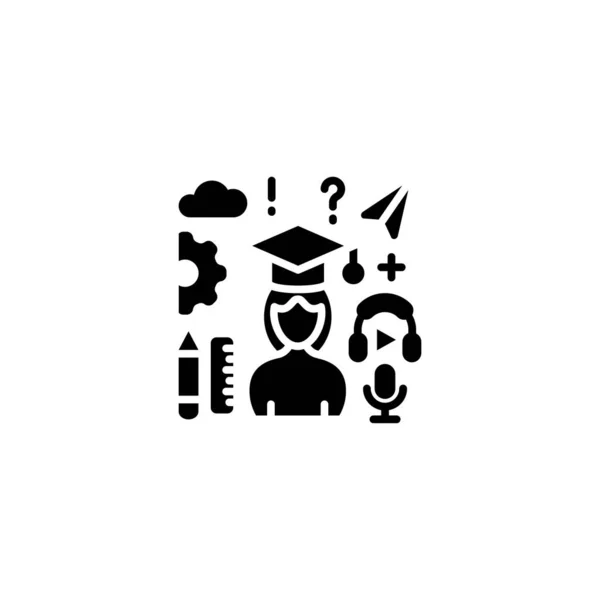 Icône Formation Vecteur Logotype — Image vectorielle