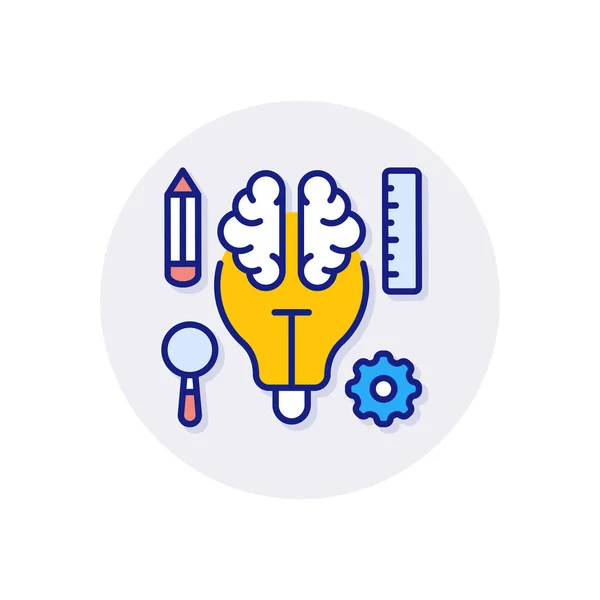 Smart Ideas Icon Vector Logotype — Stock Vector