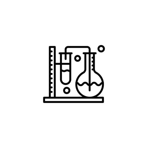 Chemie Icoon Vector Logotype — Stockvector
