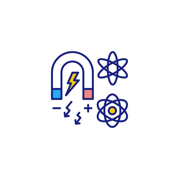 Піктограма Фізики Векторі Логотип — стоковий вектор