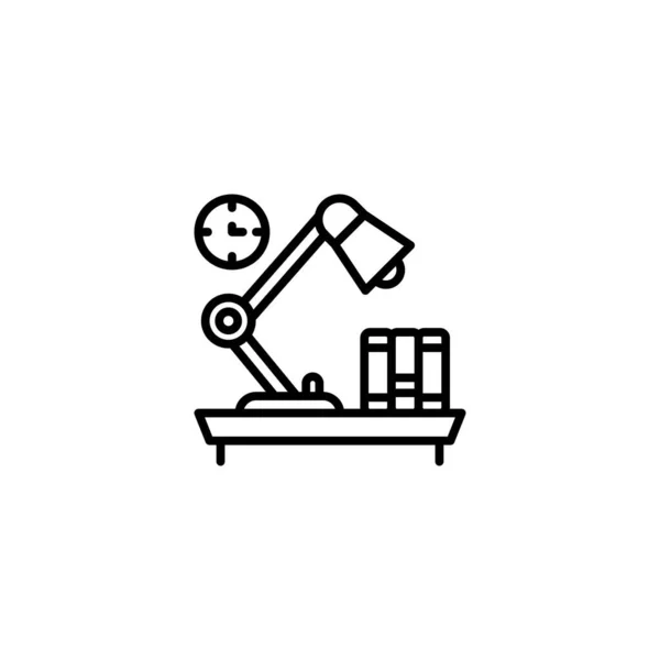 Icône Lampe Dans Vecteur Logotype — Image vectorielle