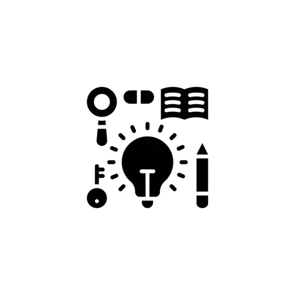 Stora Idéer Ikonen Vektor Logotyp — Stock vektor
