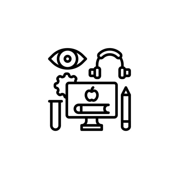 Icône Auto Éducation Vecteur Logotype — Image vectorielle